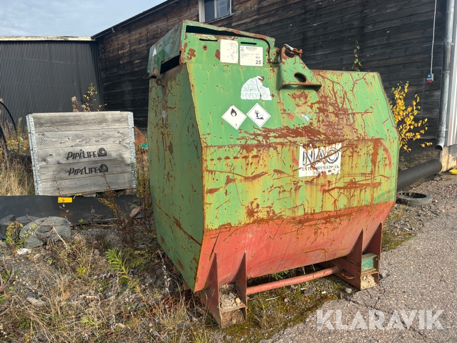 IBC småbulkbehållare Wikers 1600 liter