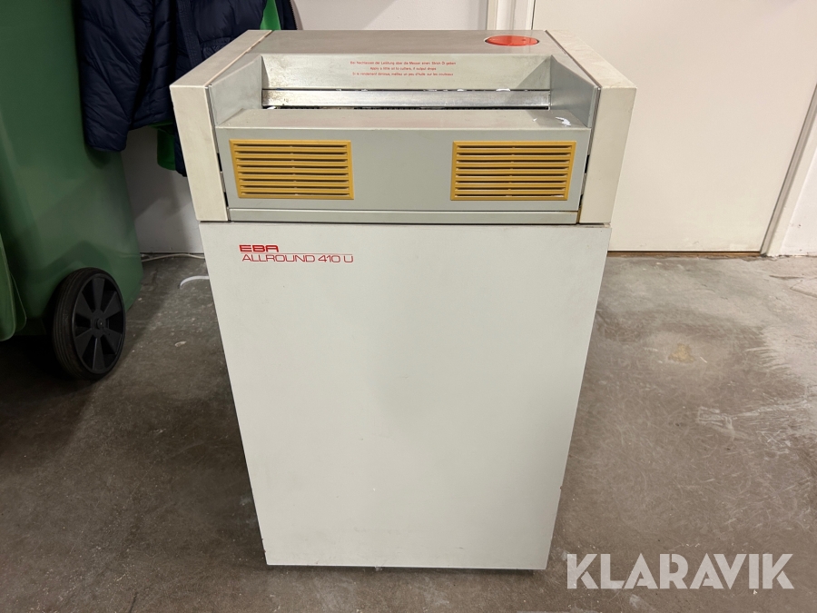 Dokumentförstörare EBA Allround 410 U