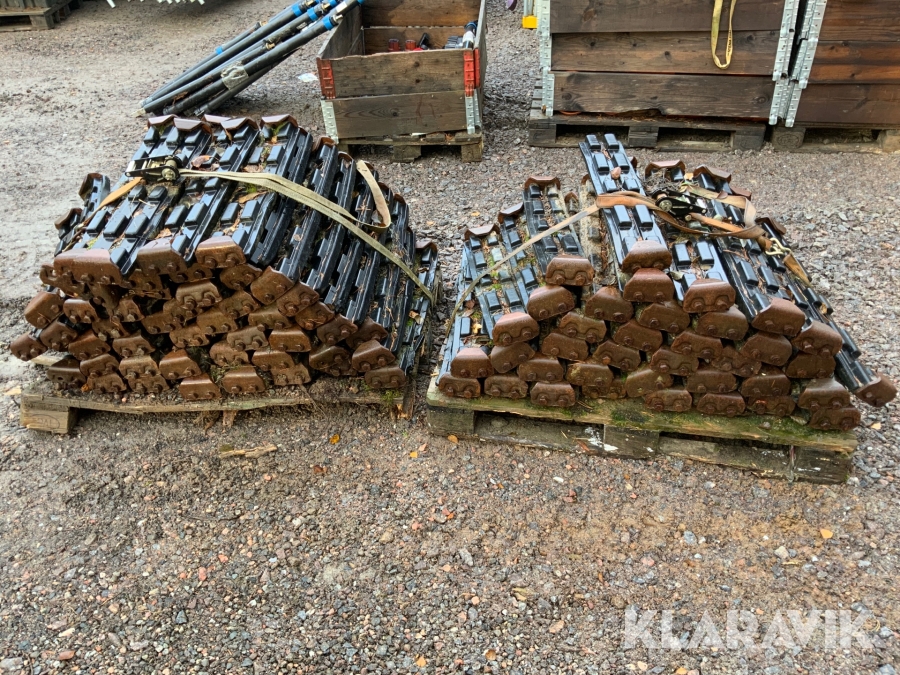 Gummipads 70cm för grävmaskin