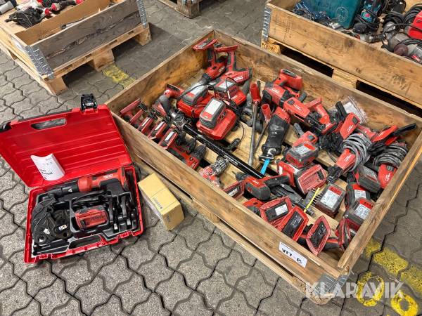 Pall med blandade verktyg Hilti 20 st