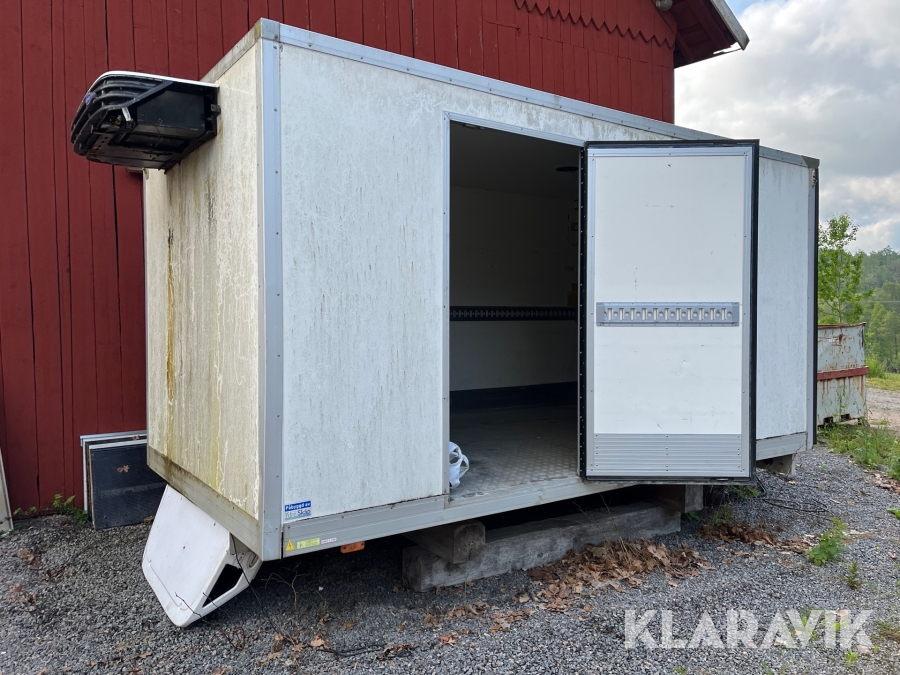 Kylcontainer med bakgavellyft Ydre Skåp
