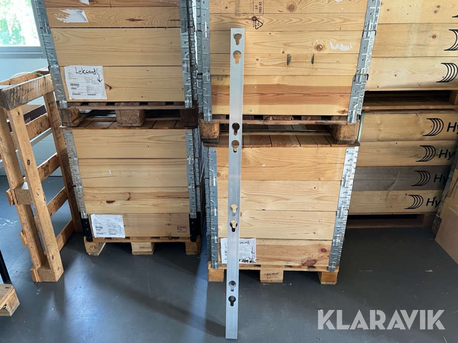 Fyrkantsstolpar för vägmärken 150st