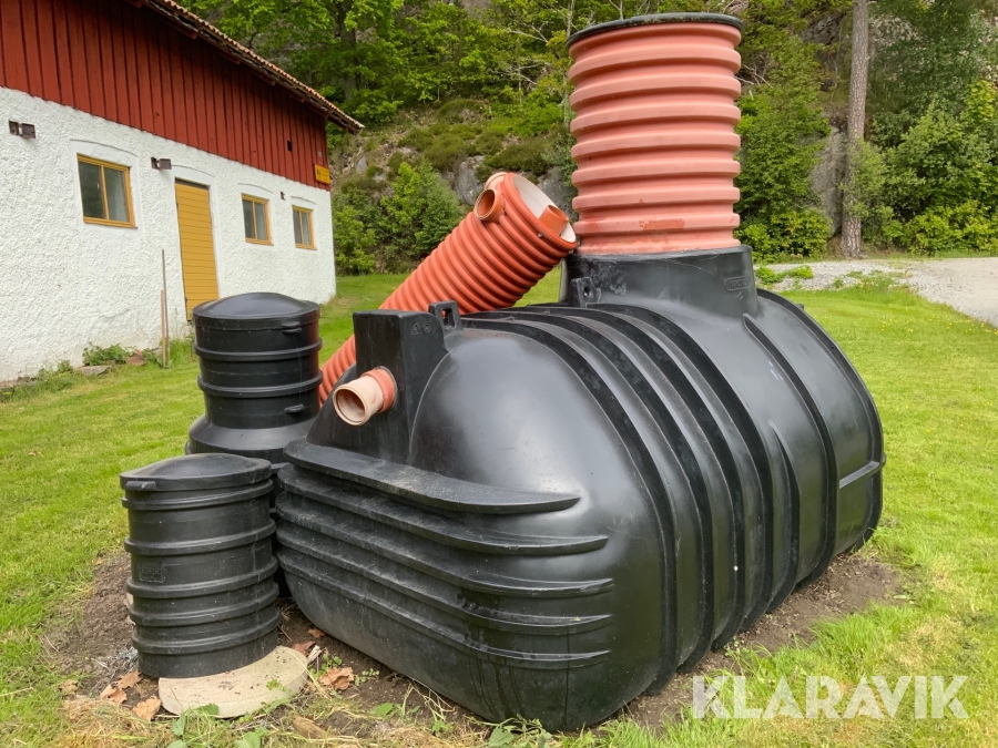 Slamavskiljare för infiltration Wavin 2m3