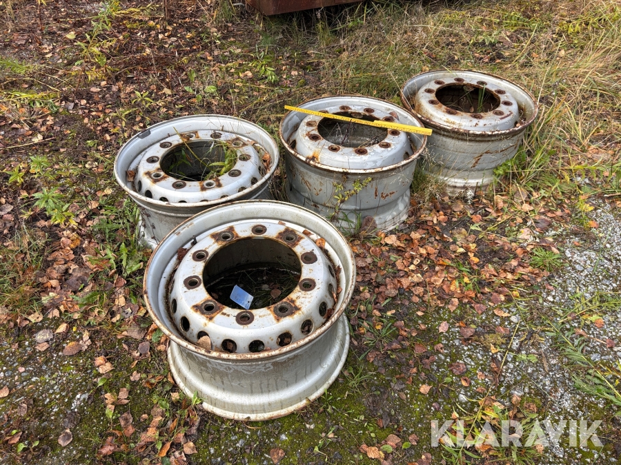 Lastbilsfälgar 4 st Scania 315