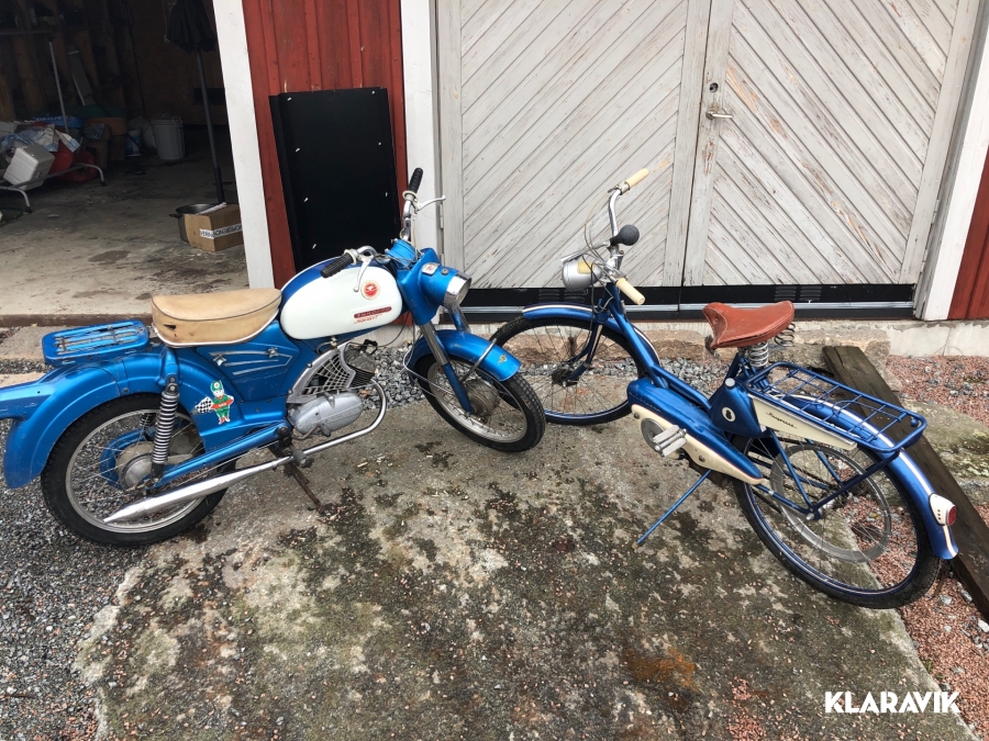 Veteranmopeder 2 st Husqvarna Novolette / Zundapp Sport