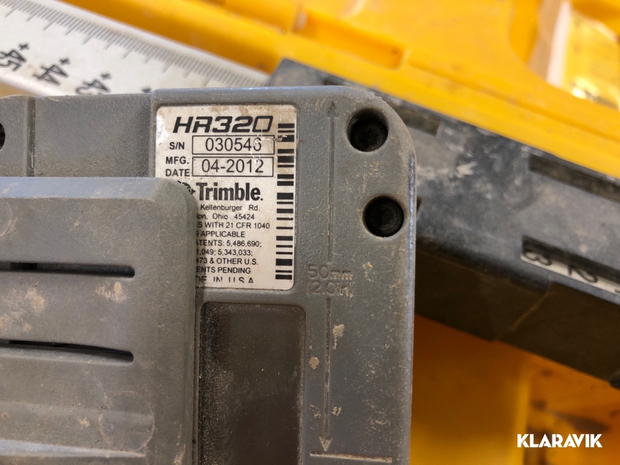 Klaravik Auktioner Planlaser Spectra Trimble HV101