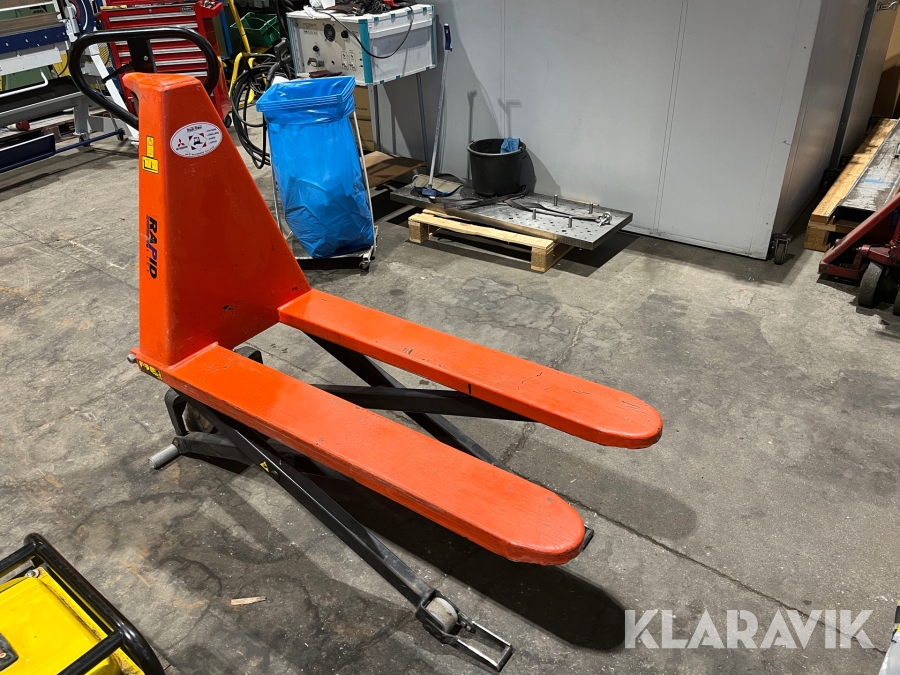 Höglyftande pallvagn Rapid RMM1000