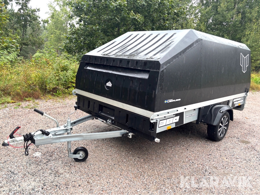 Snöskotersläp NRG Touring 380 tippsläp