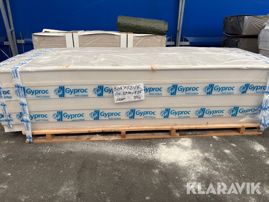 Gipsskivor GYPROC 2770x525x13 100st