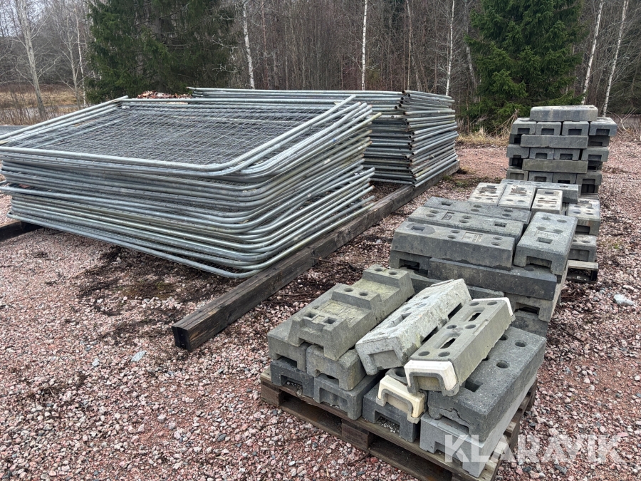 Byggstaket BGfix två paket med fötter