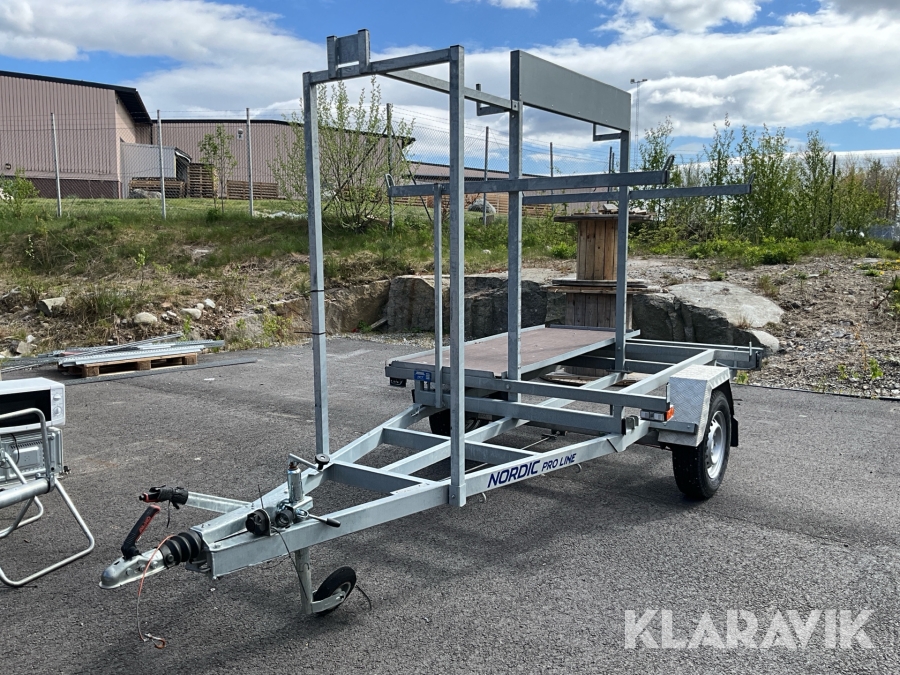 Personbilssläp/Ställningsvagn Nordic Pro Line