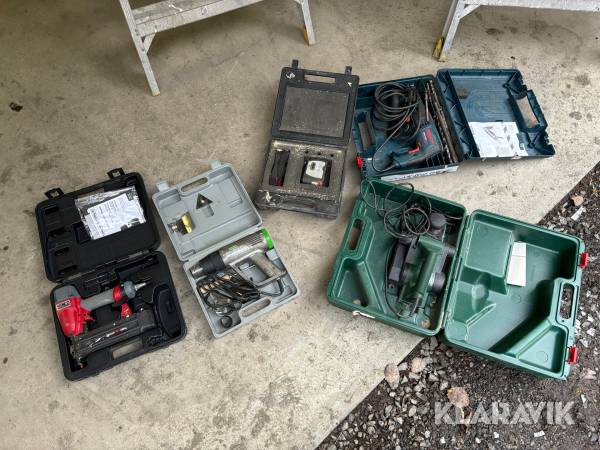 Blandade handverktyg