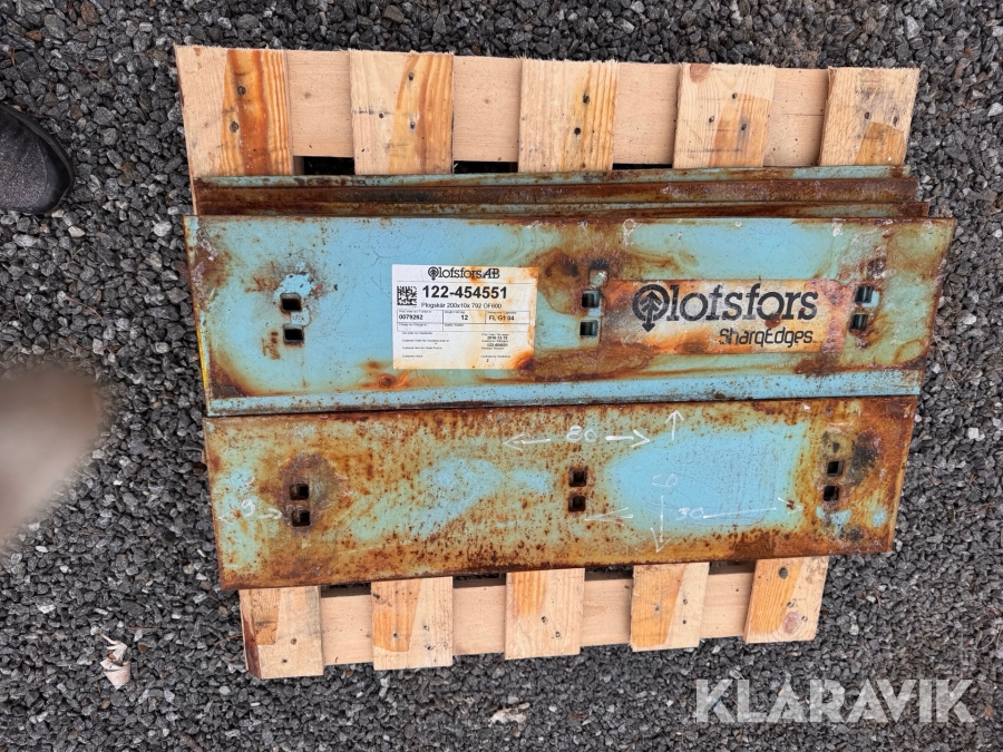 Slitstål Olofsfors Hardox 16 st