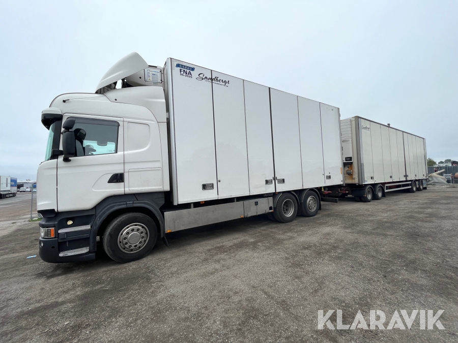 Kylbil och frysekipage Scania R520