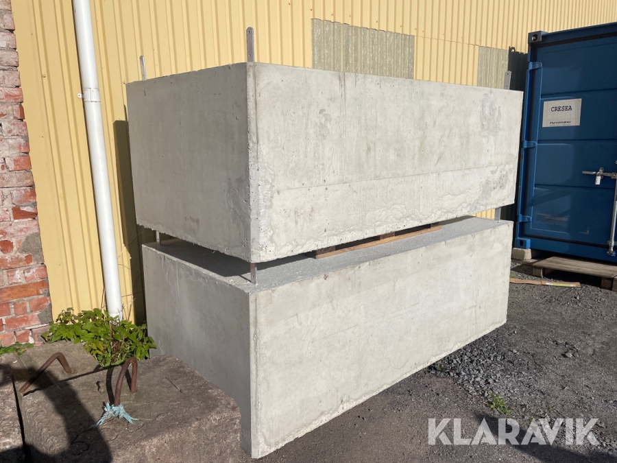Flytblock betong till brygga 2st