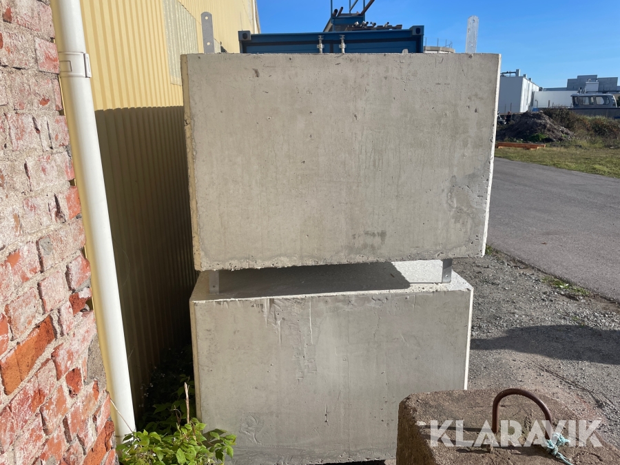 Flytblock betong till brygga 2st