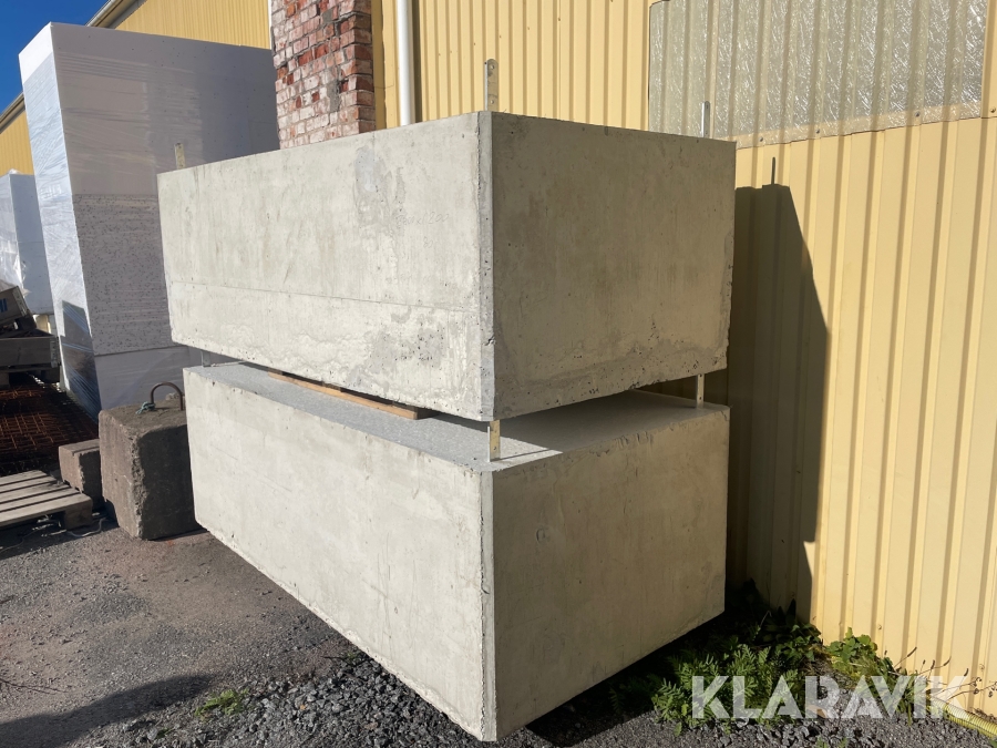 Flytblock betong till brygga 2st