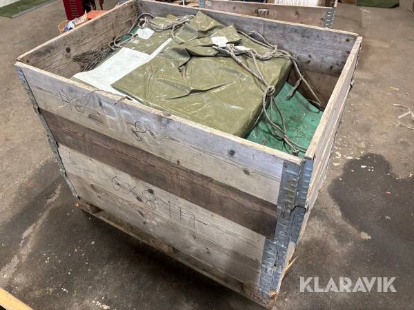 Pall med presenningar - 8 st