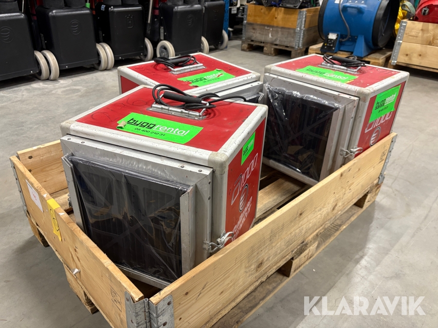 Luftrenare Pullman Ermator A1000 3 st