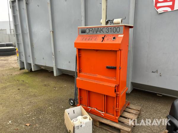 Papperspress Orwak 3100