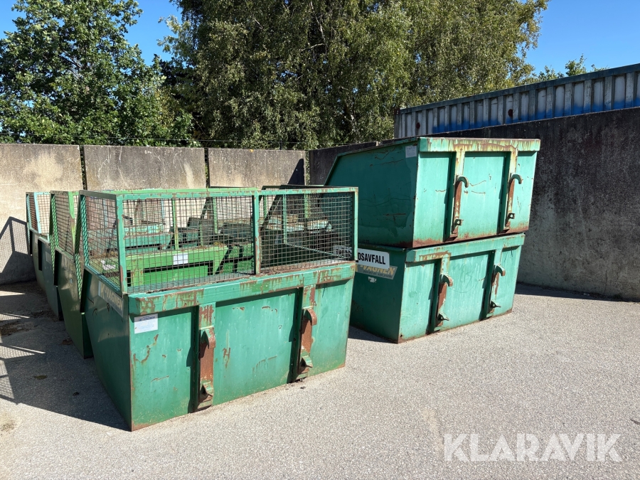 Tippcontainrar K-Vagnen