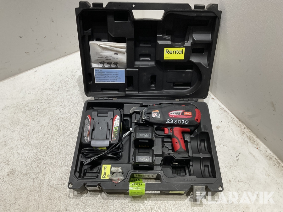 Najmaskin för stål Max RB398