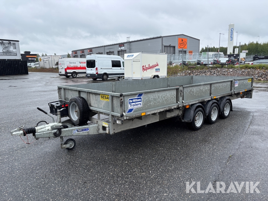 Multisläp Ifor williams LM 3-axlad 3500 kg