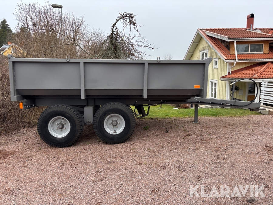 Entreprenadvagn Stengård 6 ton med tipp