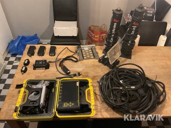 Grävsystem Leica 2D MCP80 Komplett