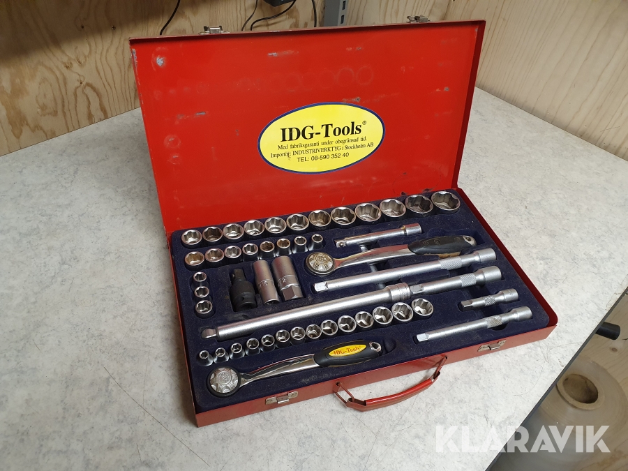 Hylsnyckelsats IDG TOOLS 48 delar