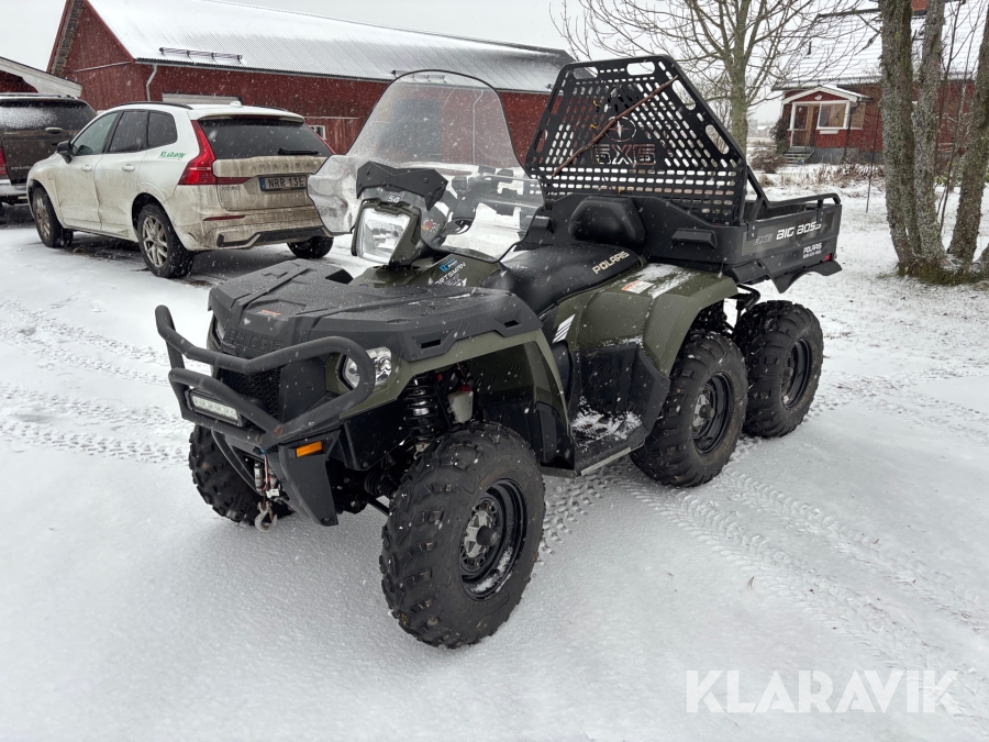 ATV 6x6 Polaris Sportsman Forest 800 Big Boss med plogblad