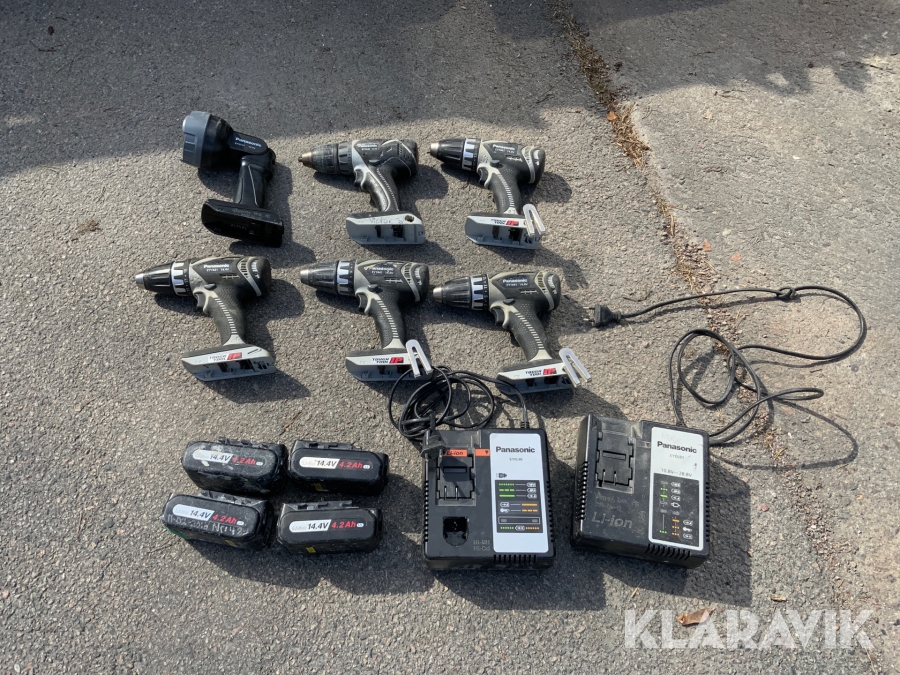 Skruvdragare Panasonic 5 st