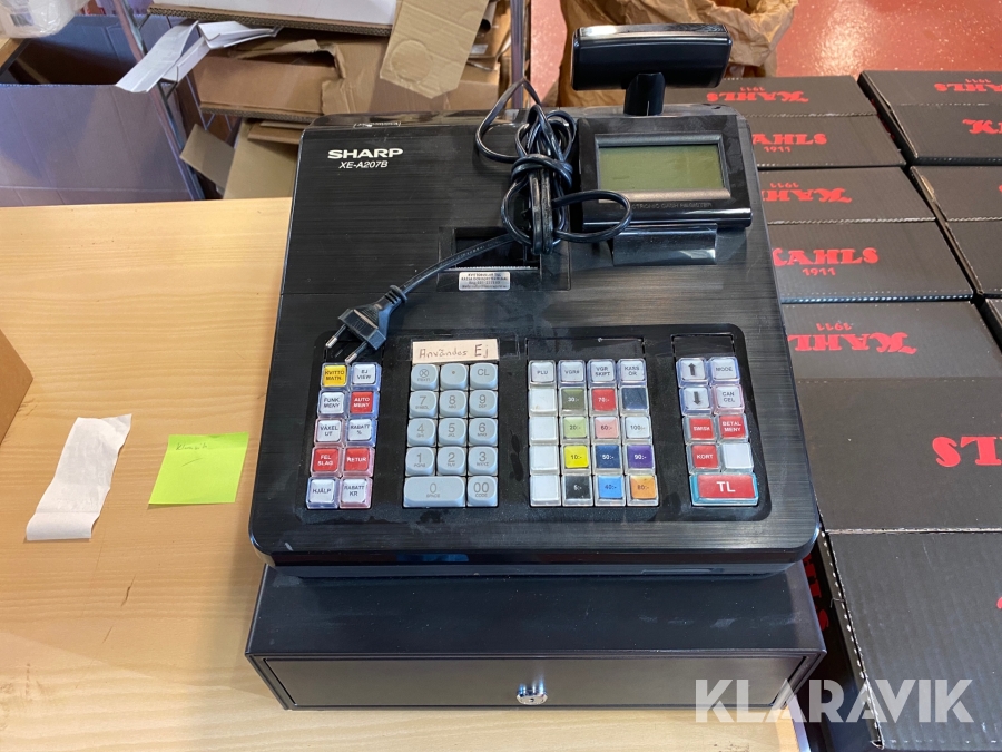 Kassaapparat Sharp XE-A207B