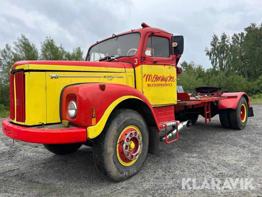 Veteranlastbil Scania Vabis L 765 0160