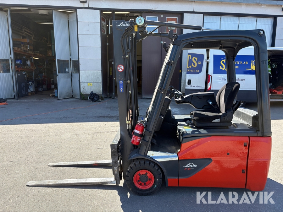 Elektrisk motviktstruck Linde E 16-02