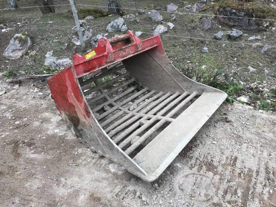 Gallerskopa till grävare med s60 fäste