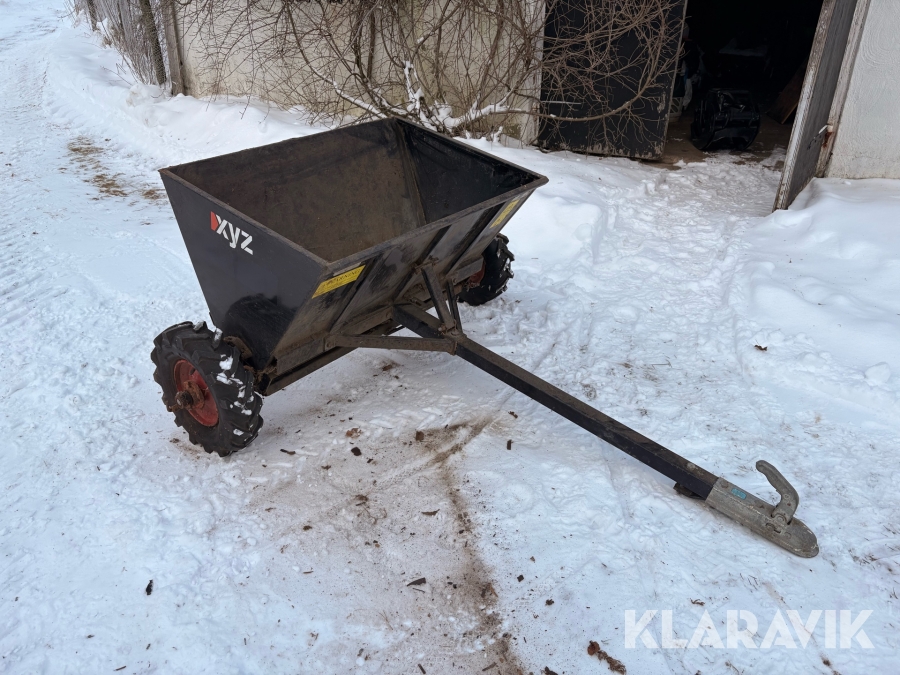 Sandspridare XYZ med kulkoppling