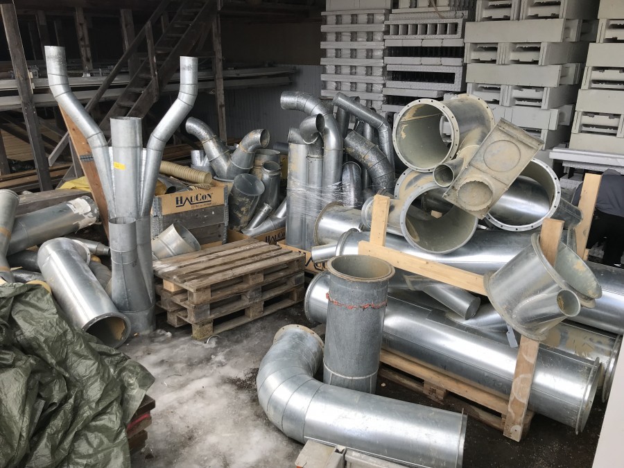  Spånsugsrör Ventilationsrör begagnat