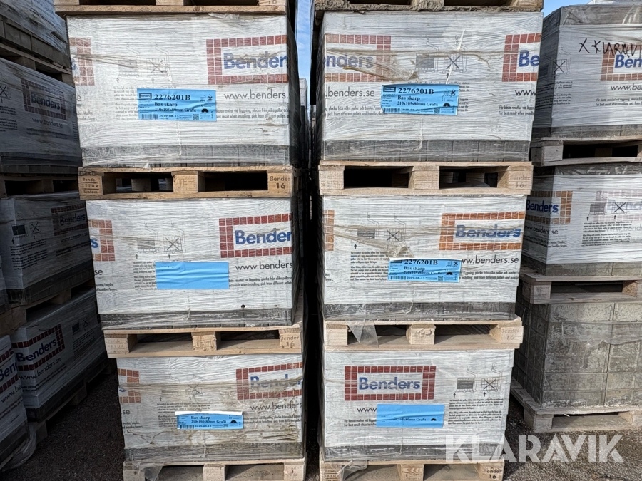 Marksten Benders Bas skarp grafit 20st pallar