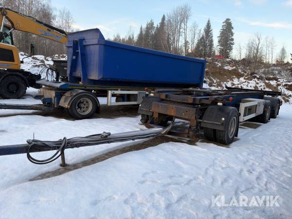 Lastväxlarsläp med tipp Ory T10/20 LSTB60 3-axlat 30 ton