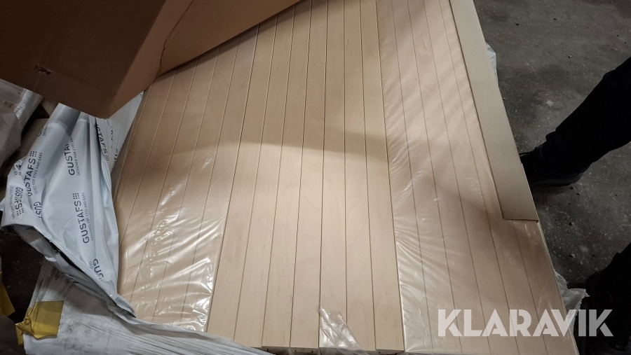 Björkpanel och ribbor Gustafs