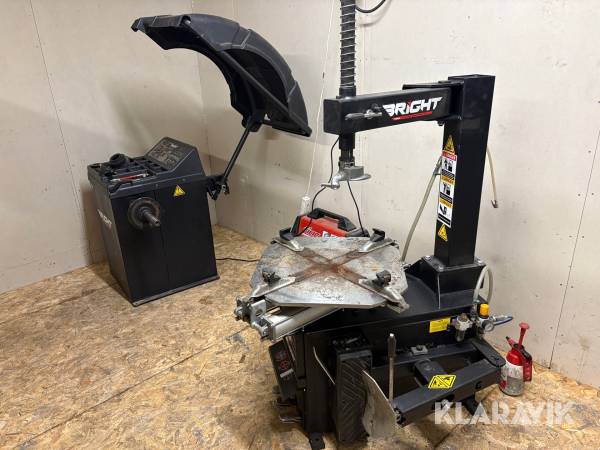 Däckkrängning och däckbalanseringsmaskin Bright BP900B/BP810E