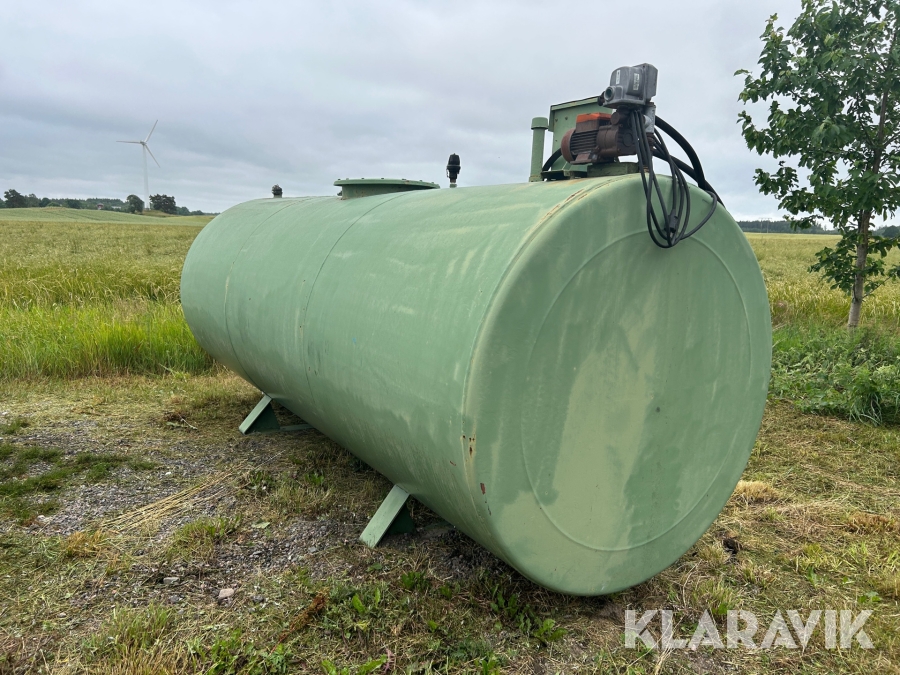 Tank med Pump 5 kubik  