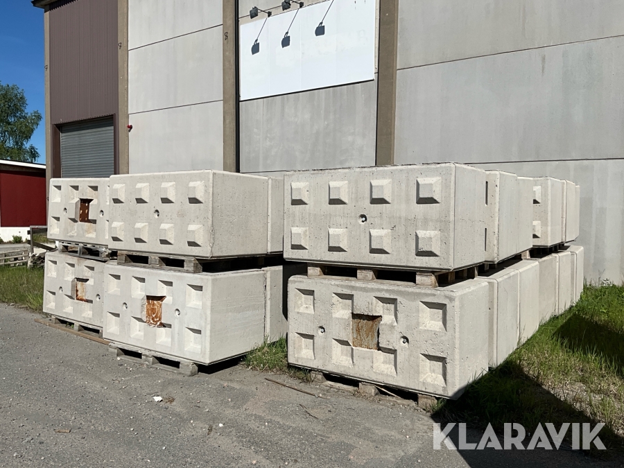 Betonglego inklusive svetsplåt 32st