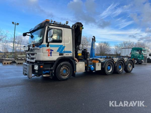 Kranväxlare Mercedes-Benz Actros 2641 LK plogutrustad