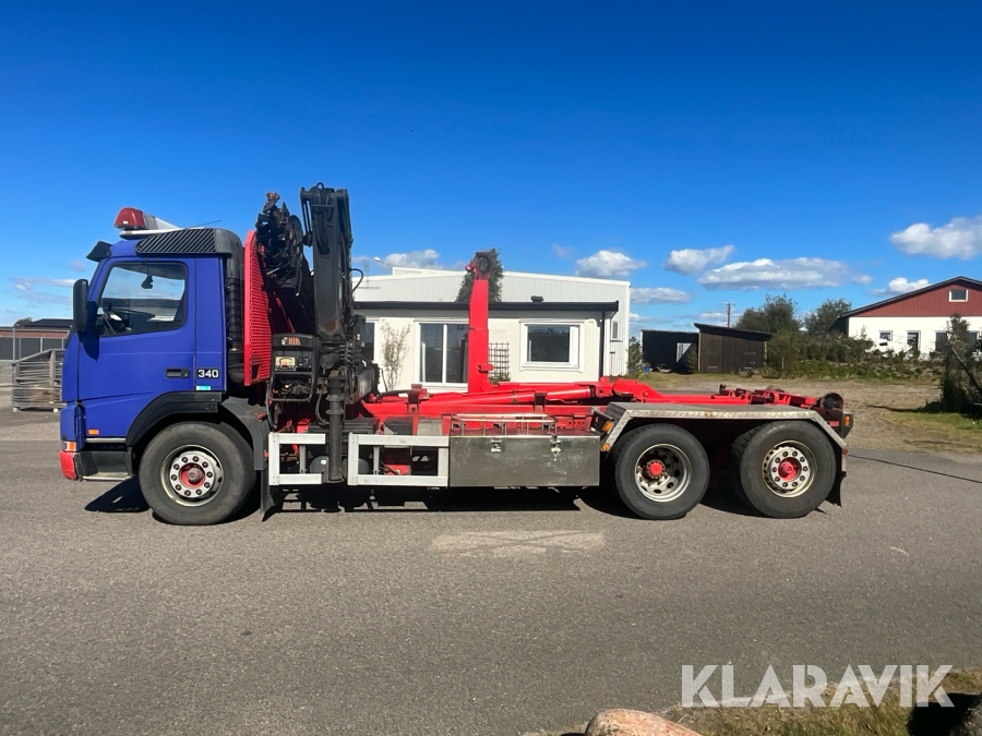 Lastväxlare med kran Volvo FM 12 6 X 2
