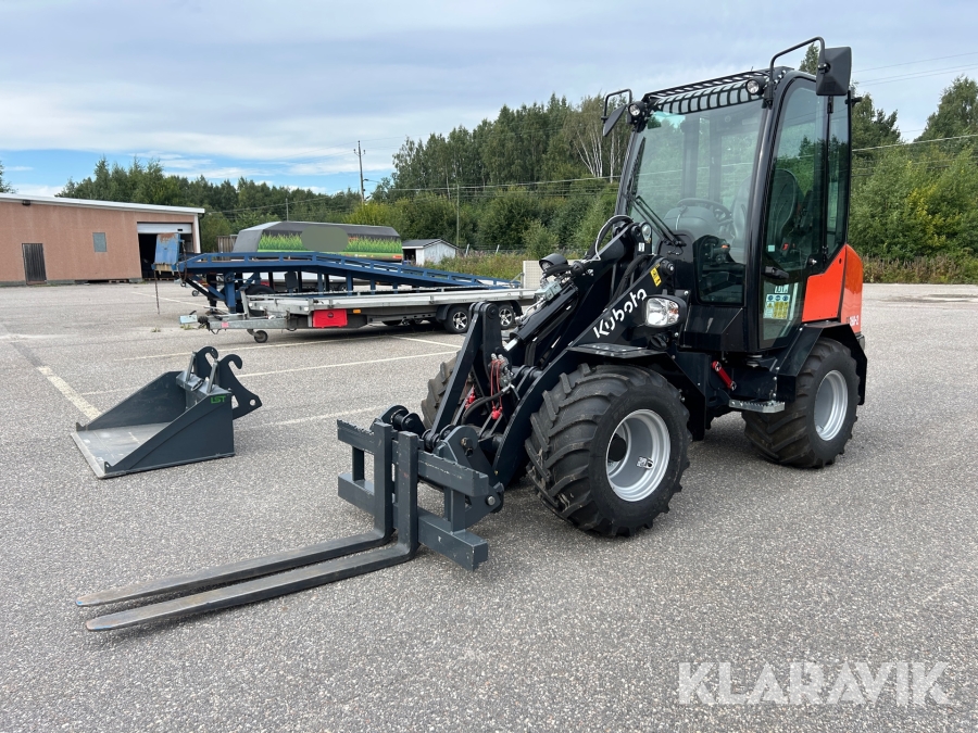 Kompaktlastare Kubota RT260-2 med redskap