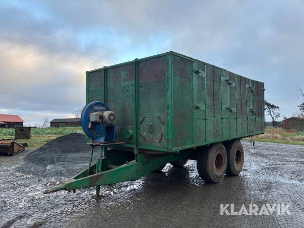 Torkkärra med bottentömning 20m3
