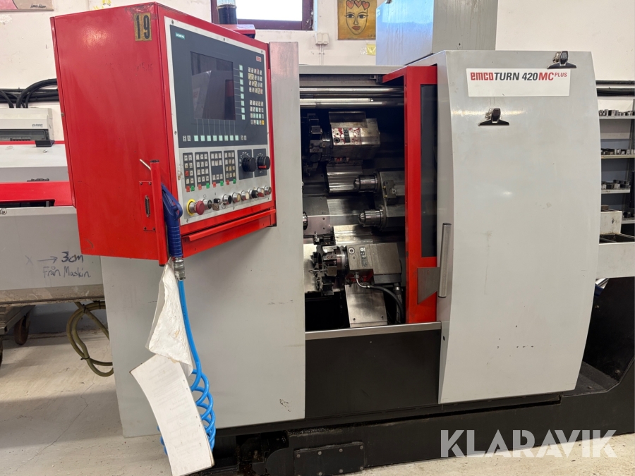 Svarv Emco Turn 420 MC Plus med stångmagasin