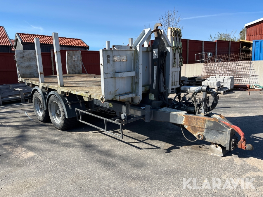 Lastväxlarvagn Stronga HL014S med 2 flak